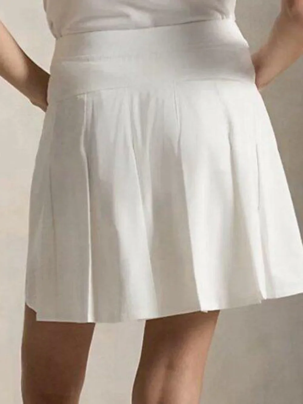RLX Ralph Lauren Women's Golf Core 17” Skort White Pickleball Medium Pockets NWT